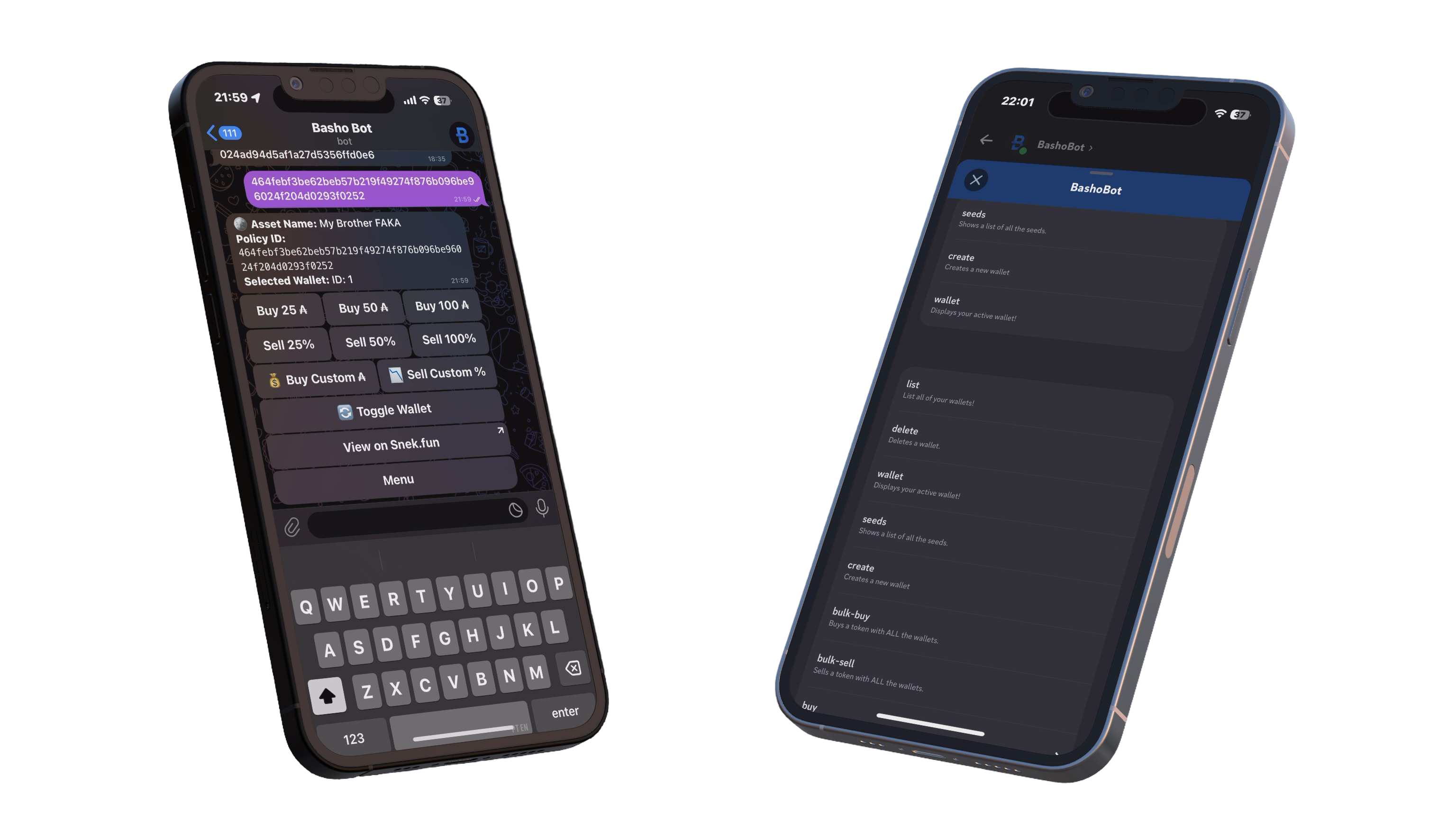 BashoBot Mobile Interface Mockup
